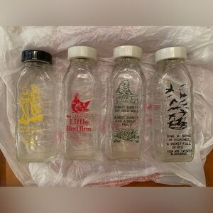 Vintage nursery rhyme baby bottles Samuel Callet Co